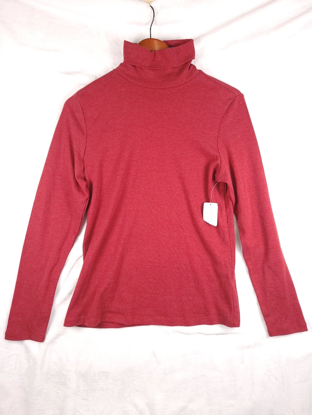 Christopher & Banks Cotton Blend Long Sleeve Turtleneck Shirt M NWT